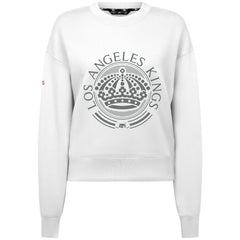 Los Angeles Kings Levelwear Women's Slate & Snow Sponge Tri-Blend Sweatshirt - White Sweatshirts