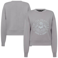 Florida Panthers Levelwear Women's Slate & Snow Sponge Tri-Blend Sweatshirt - Gray Sweatshirts