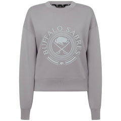 Buffalo Sabres Levelwear Women's Slate & Snow Sponge Tri-Blend Sweatshirt - Gray Sweatshirts