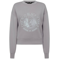 Chicago Blackhawks Levelwear Women's Slate & Snow Sponge Tri-Blend Sweatshirt - Gray Sweatshirts