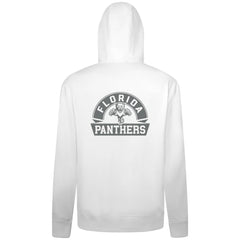 Florida Panthers Levelwear Podium Chenille Logo Full-Zip Hoodie - White Hoodies