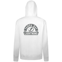 Tampa Bay Lightning Levelwear Podium Chenille Logo Full-Zip Hoodie - White Hoodies