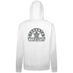 Toronto Maple Leafs Levelwear Podium Chenille Logo Full-Zip Hoodie - White Hoodies