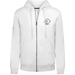 Buffalo Sabres Levelwear Podium Chenille Logo Full-Zip Hoodie - White Hoodies