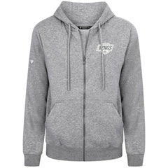 Los Angeles Kings Levelwear Podium Banner Arch Full-Zip Hoodie - Gray Hoodies