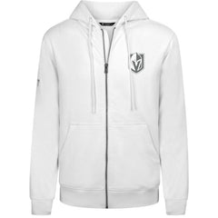 Vegas Golden Knights Levelwear Podium Banner Arch Full-Zip Hoodie - White Hoodies