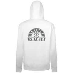 Seattle Kraken Levelwear Podium Banner Arch Full-Zip Hoodie - White Hoodies