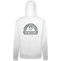 Pittsburgh Penguins Levelwear Podium Banner Arch Full-Zip Hoodie - White Hoodies