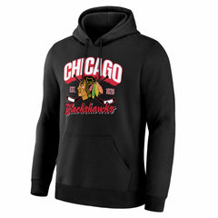 Chicago Blackhawks Fanatics Legacy Hoodie - Black Hoodies