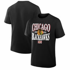 Chicago Blackhawks Fanatics Legacy T-Shirt - Black T-shirts