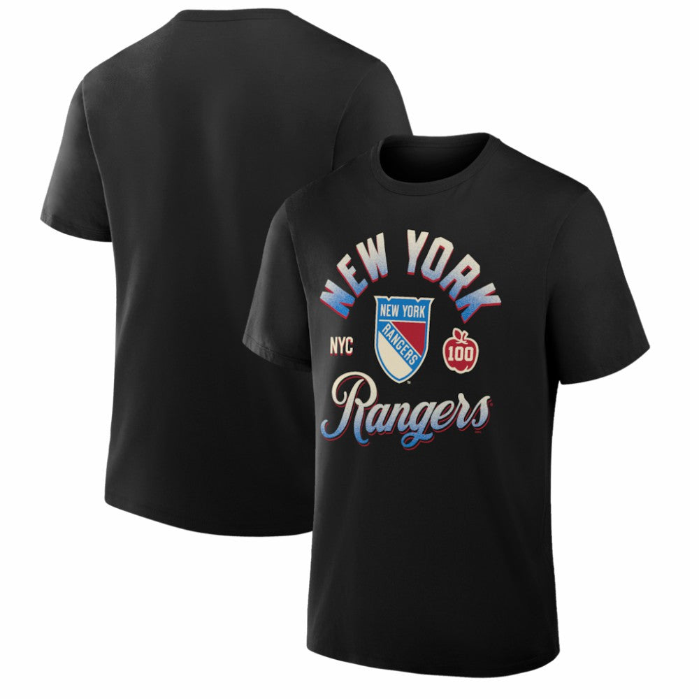 New York Rangers Fanatics Legacy T-Shirt - Black T-shirts