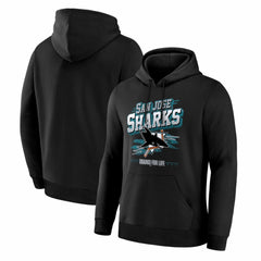 San Jose Sharks Fanatics Legacy Hoodie - Black Hoodies