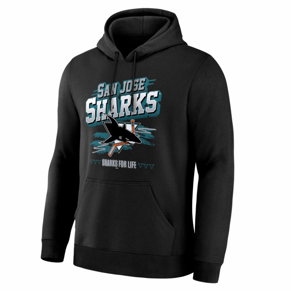 San Jose Sharks Fanatics Legacy Hoodie - Black Hoodies