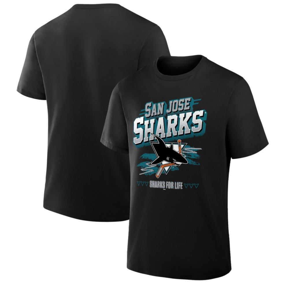San Jose Sharks Fanatics Legacy T-Shirt - Black T-shirts