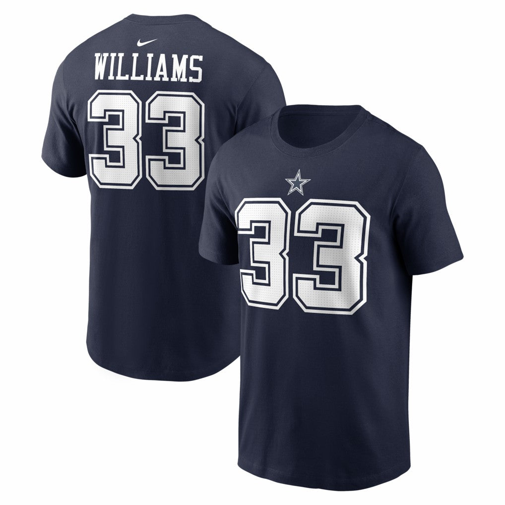 Javonte Williams Dallas Cowboys Name & Number T-Shirt - Navy for sale