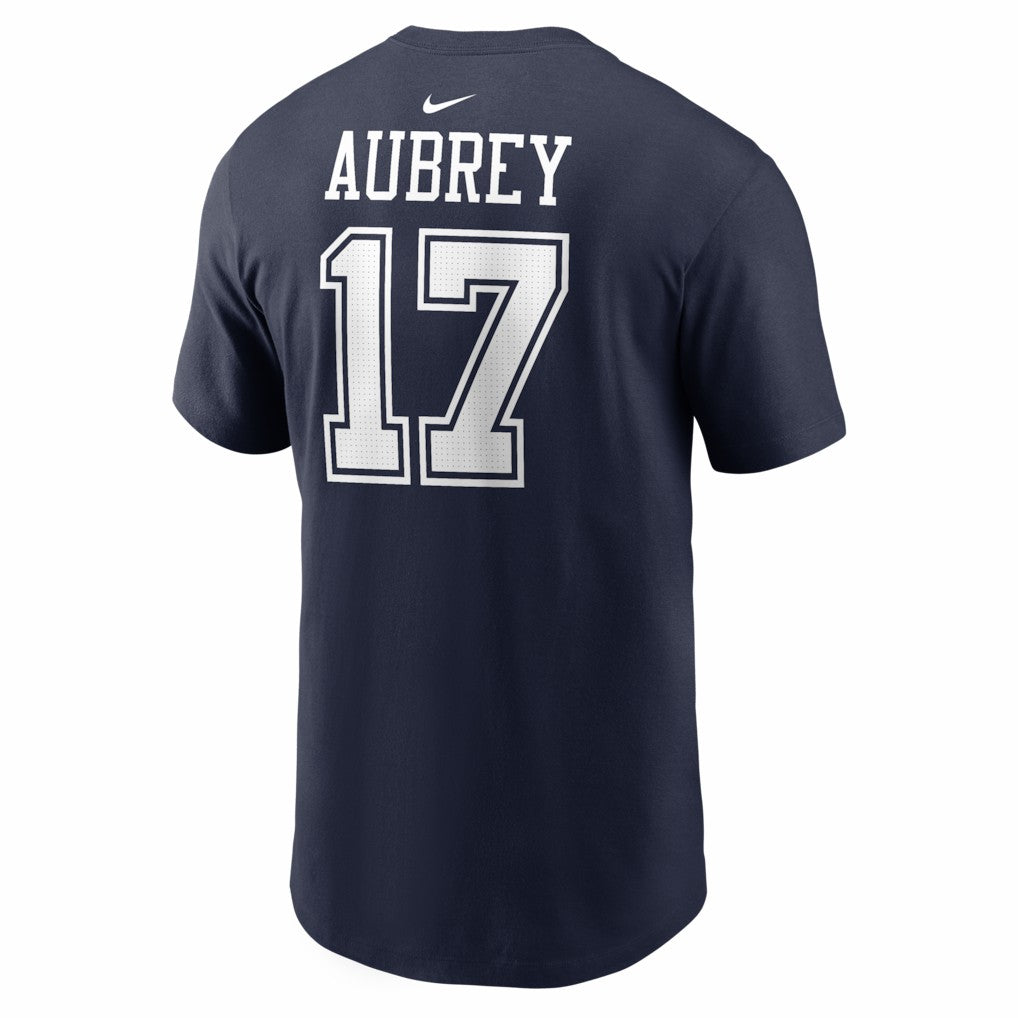 Brandon Aubrey Dallas Cowboys Name & Number T-Shirt - Navy for sale