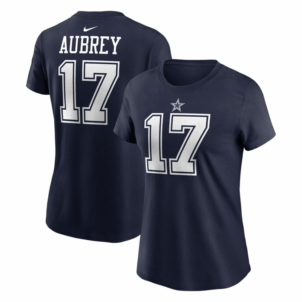Brandon Aubrey Dallas Cowboys Women's Player Name & Number T-Shirt - Navy sale