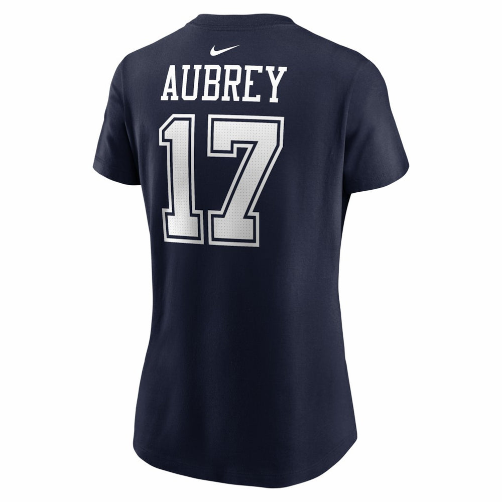 Brandon Aubrey Dallas Cowboys Women's Player Name & Number T-Shirt - Navy sale