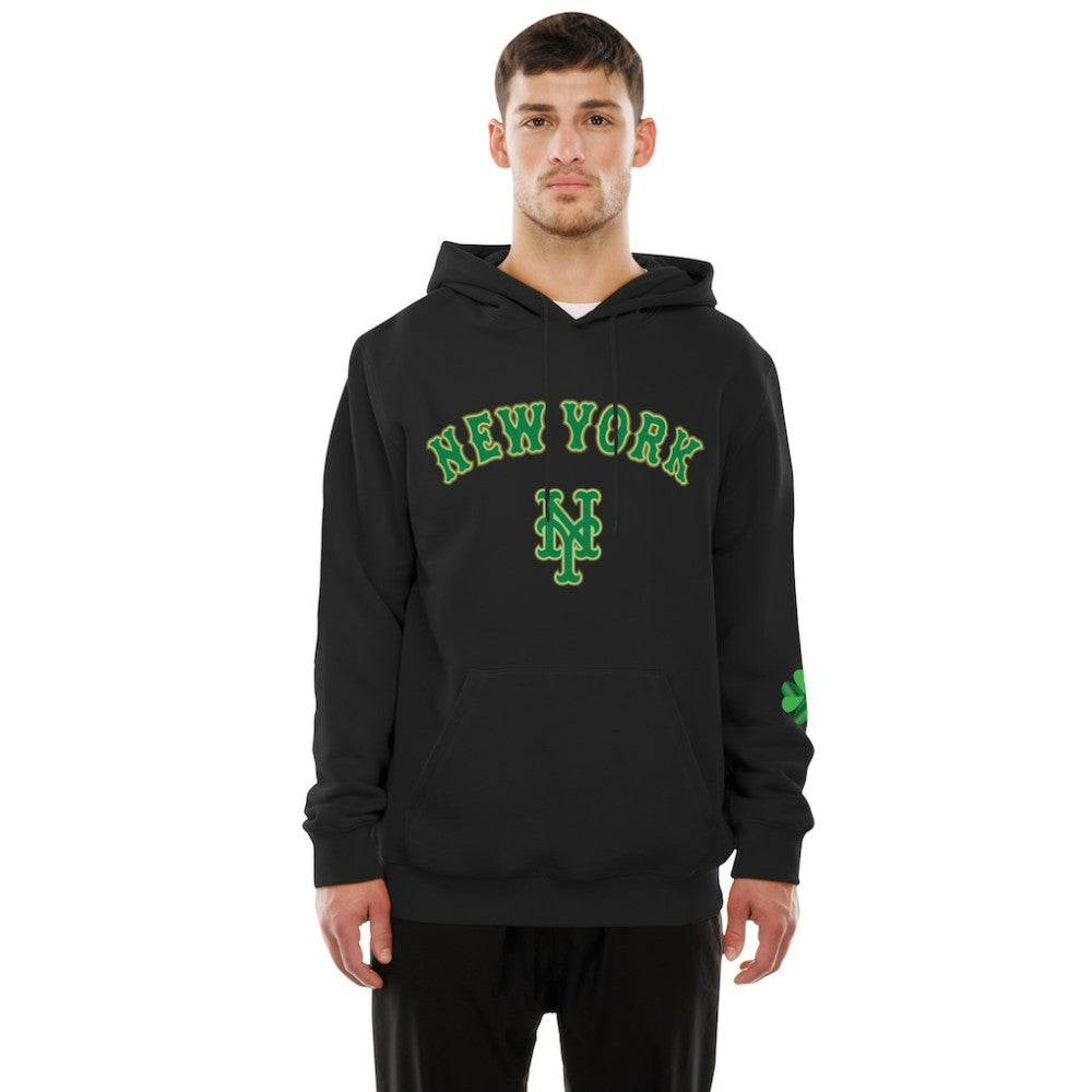 New York Mets 2026 St. Patrick's Day Fleece Hoodie Black