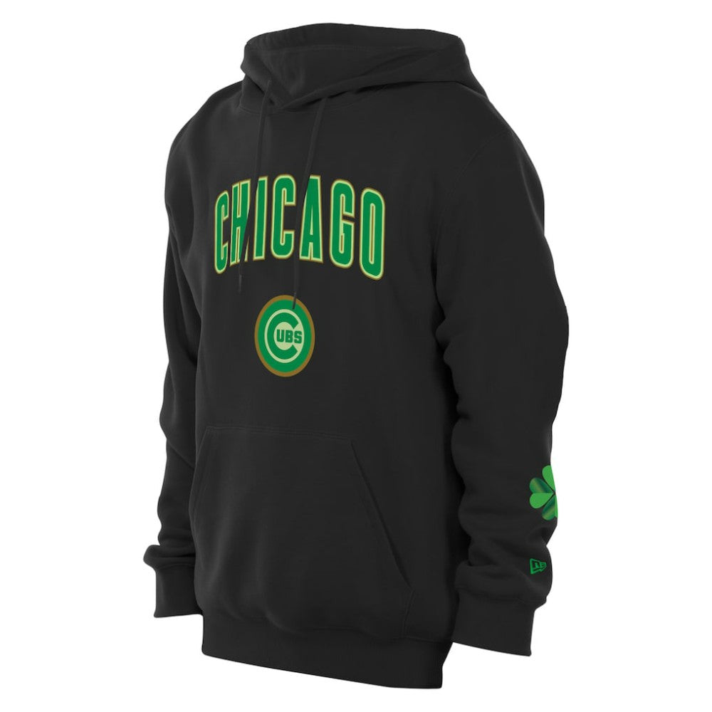 Chicago Cubs 2026 St. Patrick's Day Fleece Hoodie Black