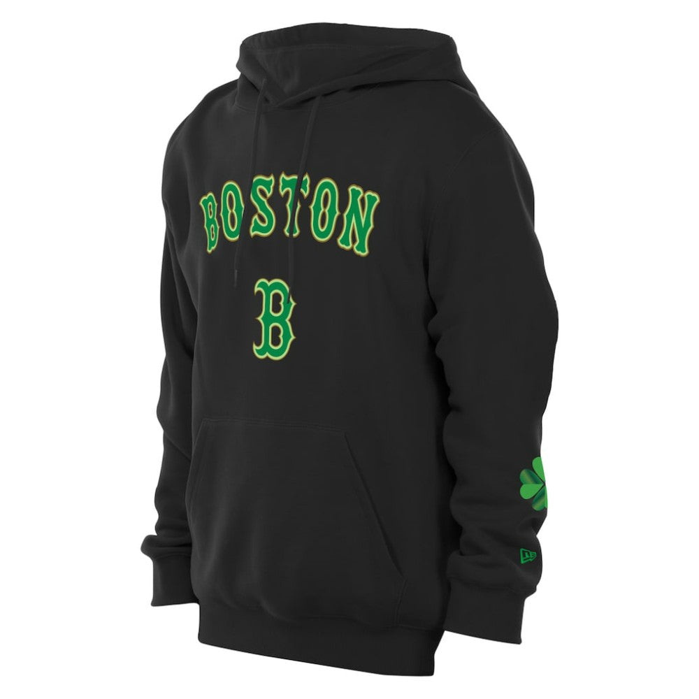 Boston Red Sox 2026 St. Patrick's Day Fleece Hoodie Black