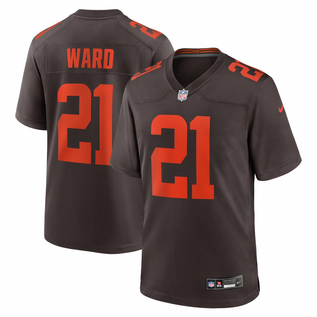 Denzel Ward Cleveland Browns Alpha Dawg Game Jersey - Brown on sale