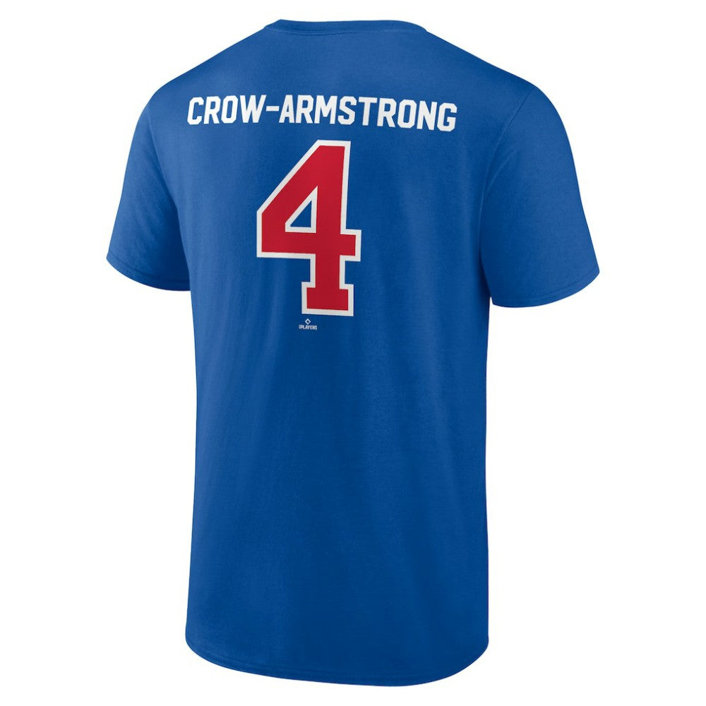 Pete Crow-Armstrong Chicago Cubs Winning Streak Name & Number T-Shirt Royal