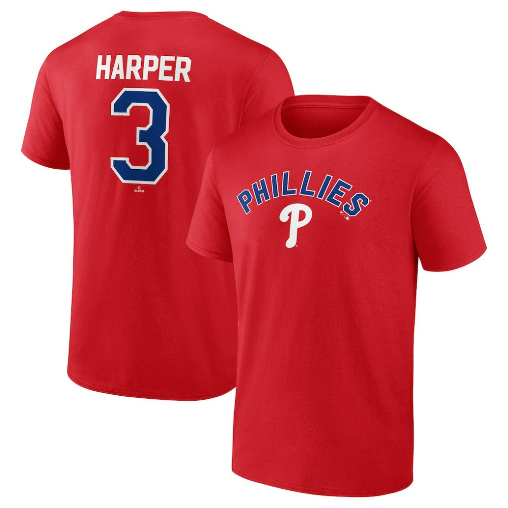 Bryce Harper Philadelphia Phillies Winning Streak Name & Number T-Shirt Red