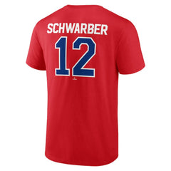 Kyle Schwarber Philadelphia Phillies Winning Streak Name & Number T-Shirt Red