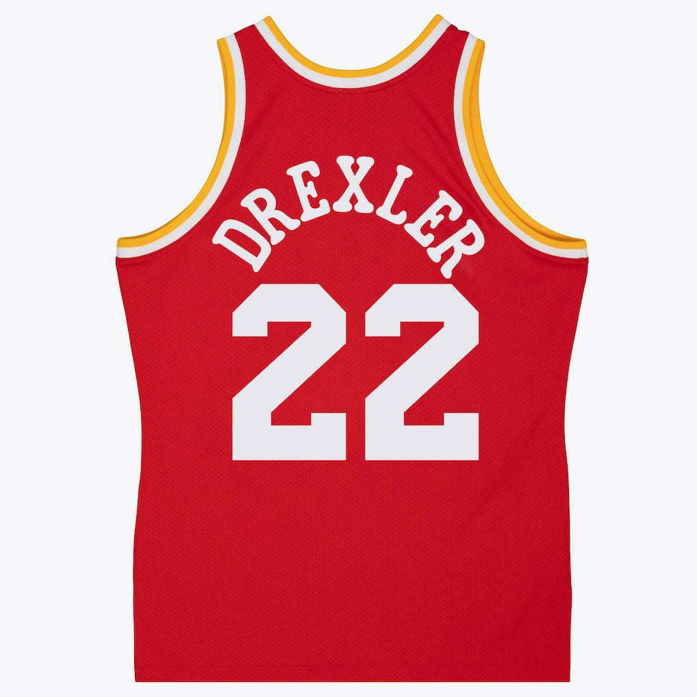 Clyde Drexler Houston Rockets 1994/95 Swingman Jersey - Red sale