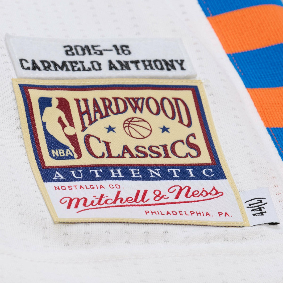 Carmelo Anthony New York Knicks 2015-16 Hardwood Classics Authentic Jersey - White for sale