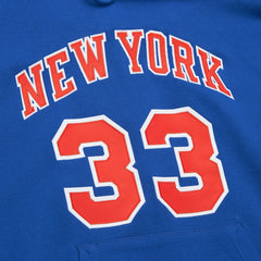 Patrick Ewing New York Knicks Name & Number Hoodie - Blue outlet