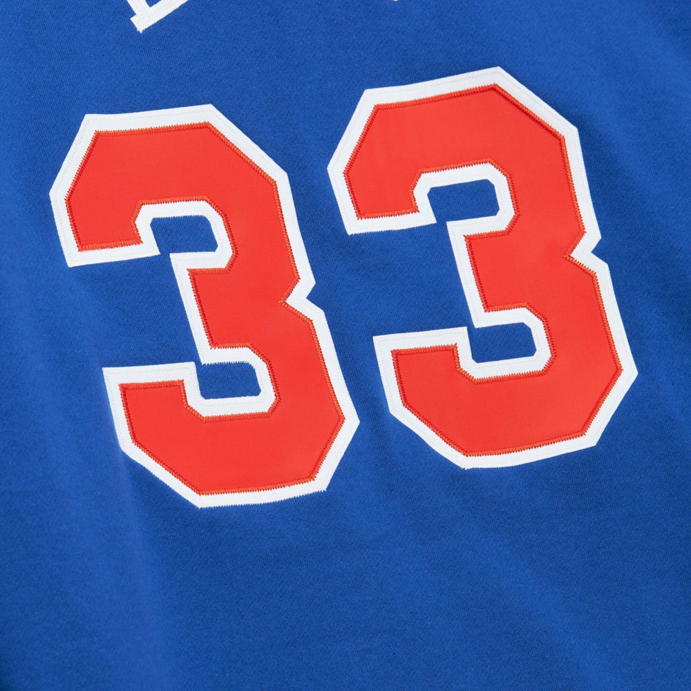 Patrick Ewing New York Knicks Name & Number Hoodie - Blue outlet