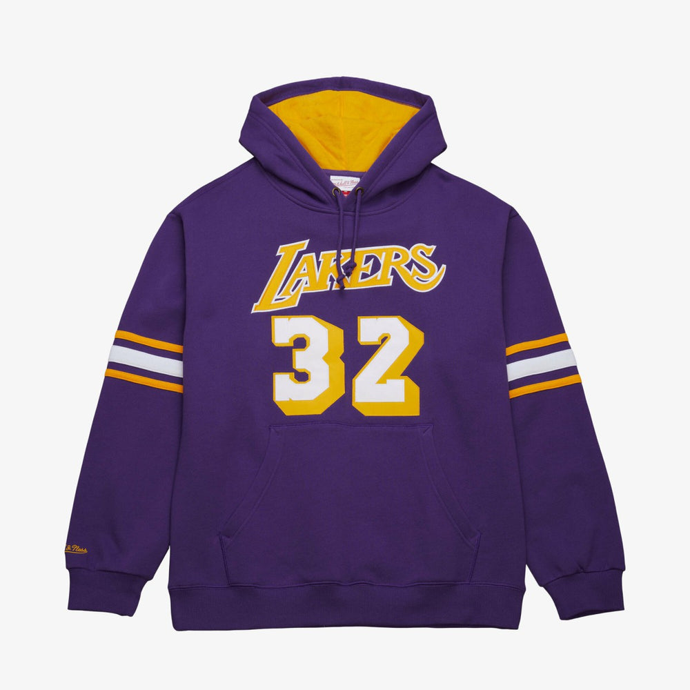 Magic Johnson Los Angeles Lakers Name & Number Hoodie - Purple on sale