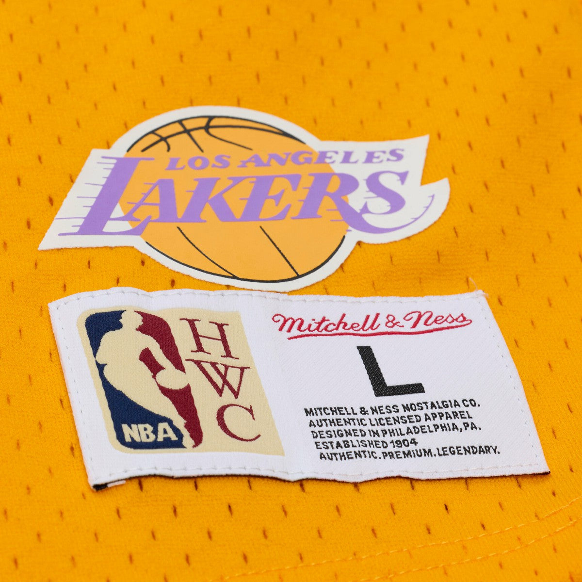 Shaquille O'Neal Los Angeles Lakers Mesh Name & Number Short Sleeve Hoodie - Gold outlet