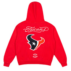 Houston Texans Born x Raised Unisex Fine Line Hoodie - Red on sale