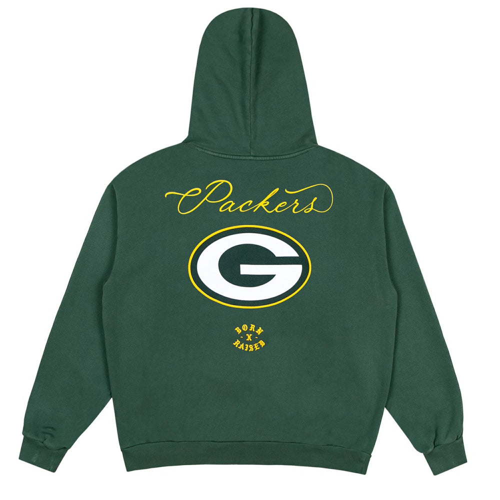 Green Bay Packers Born x Raised Unisex Fine Line Hoodie - Green cheap