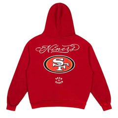 San Francisco 49ers Born x Raised Unisex Fine Line Hoodie - Scarlet for sale