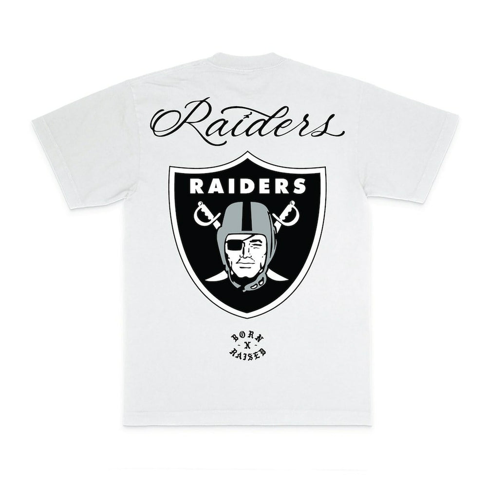 Las Vegas Raiders Born x Raised Unisex Fine Line T-Shirt - White for sale