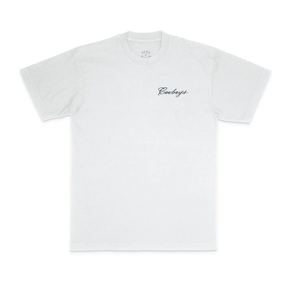Dallas Cowboys Born x Raised Unisex Fine Line T-Shirt - White on sale