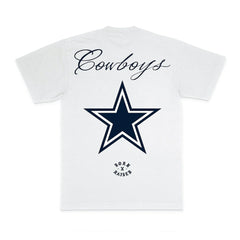 Dallas Cowboys Born x Raised Unisex Fine Line T-Shirt - White on sale