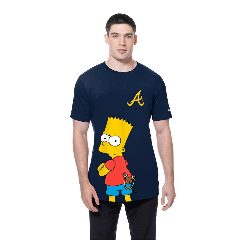 Atlanta Braves MLB x Simpsons Local T-Shirt Navy