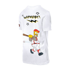 San Francisco Giants MLB x Simpsons Homer Wunderbat SS Tee White