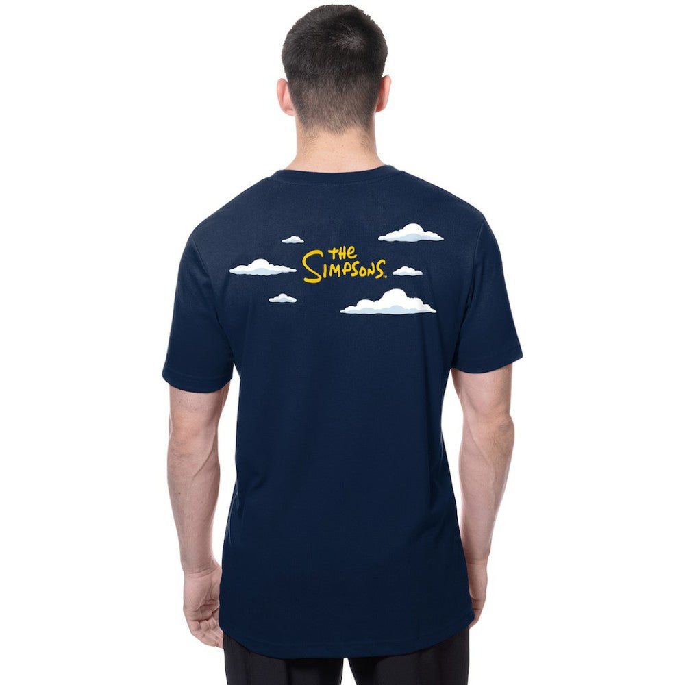 Houston Astros MLB x Simpsons 2026 Collab Clouds T-Shirt Navy