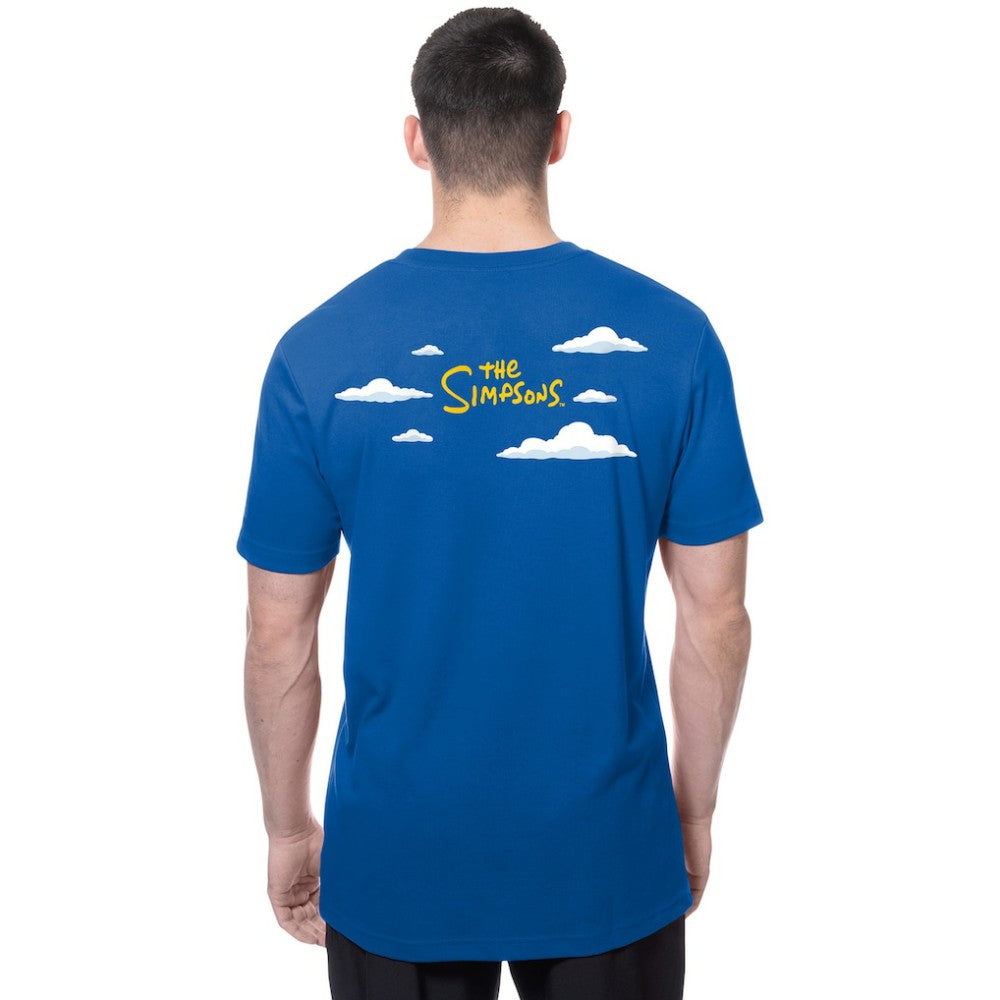 Chicago Cubs MLB x Simpsons 2026 Collab Clouds T-Shirt Royal