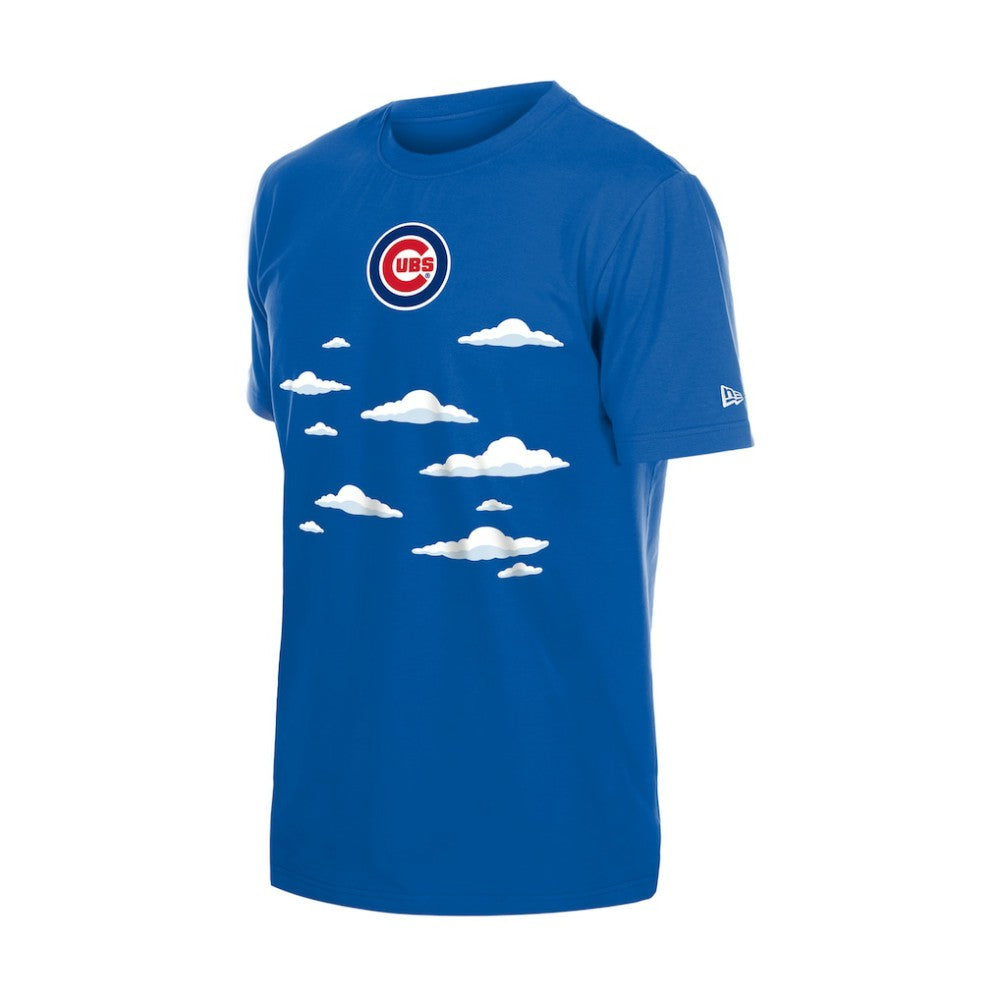 Chicago Cubs MLB x Simpsons 2026 Collab Clouds T-Shirt Royal