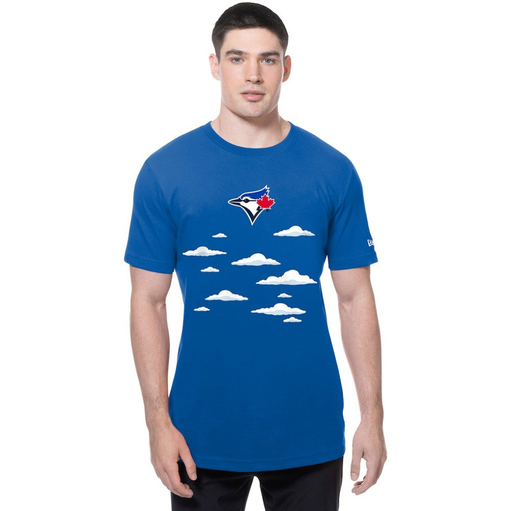 Toronto Blue Jays MLB x Simpsons 2026 Collab Clouds T-Shirt Royal
