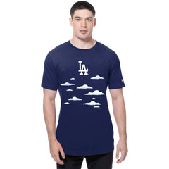 Los Angeles Dodgers MLB x Simpsons 2026 Collab Clouds T-Shirt Royal