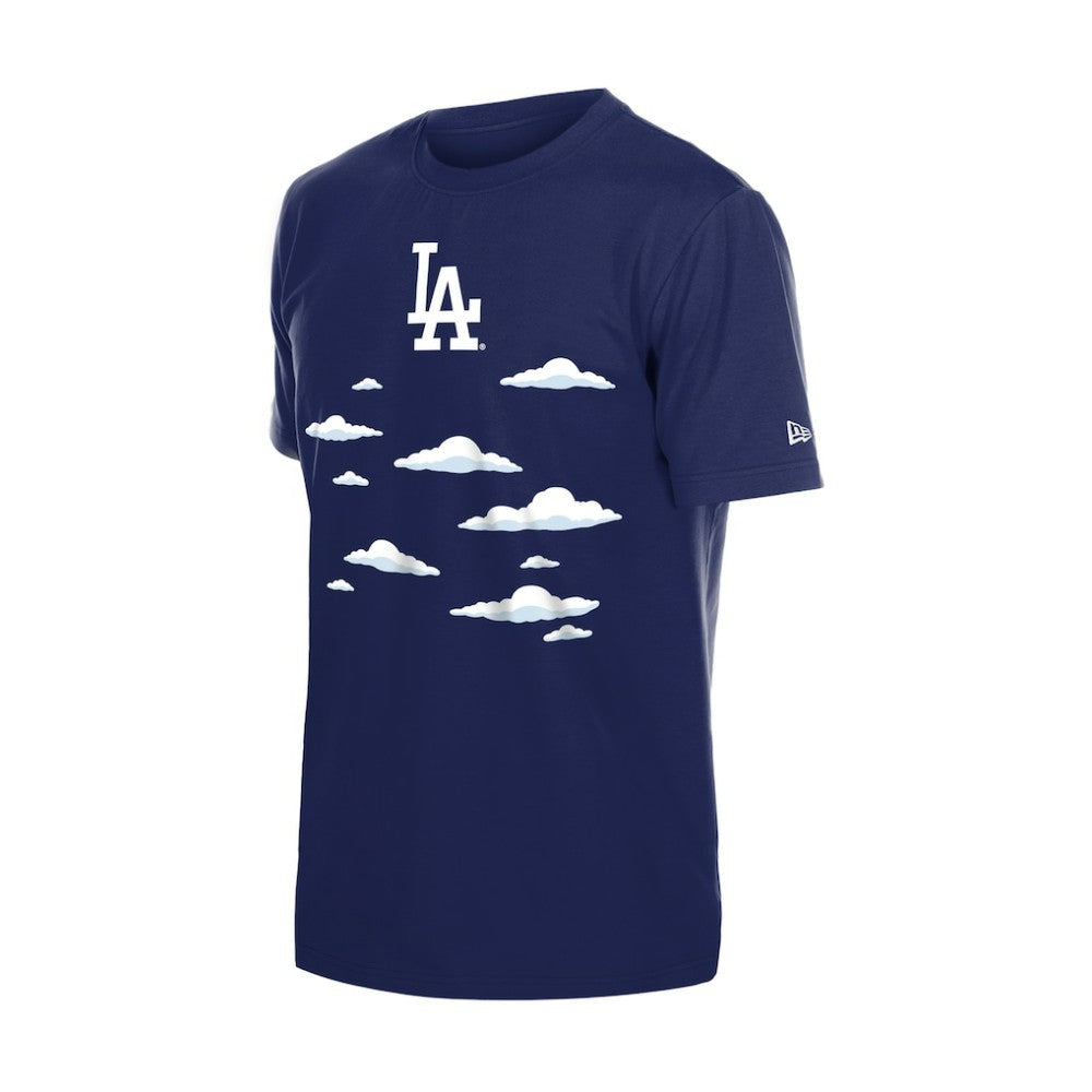 Los Angeles Dodgers MLB x Simpsons 2026 Collab Clouds T-Shirt Royal