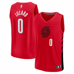 Damian Lillard Portland Trail Blazers Fast Break Replica Jersey - Red - Statement Edition online